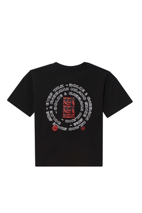 Interlock T-shirt With Print And DG Logo